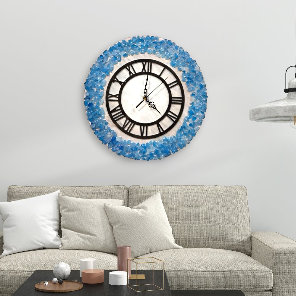 Resin Clock - Kreate- Wall Decor