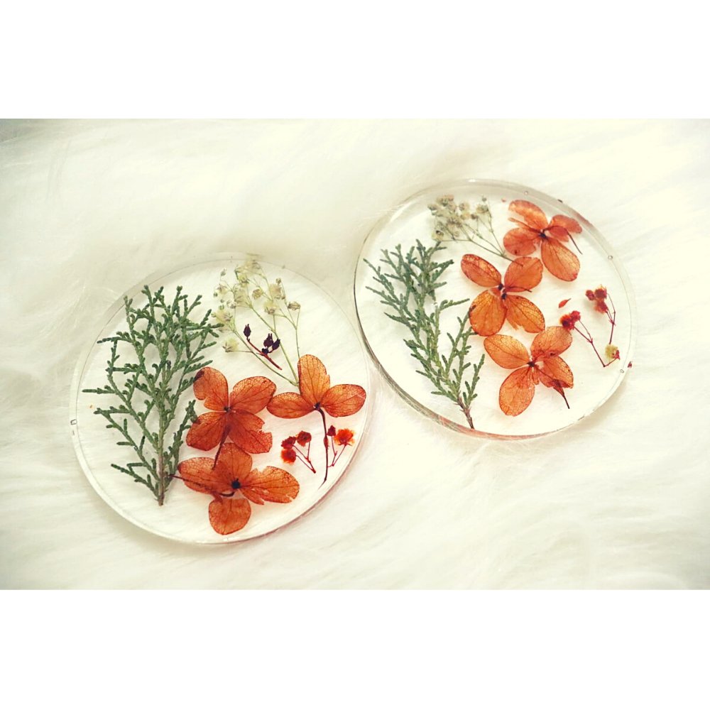 Resin Coasters (Set of 2) - Kreate- Coasters