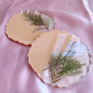 Resin Coasters (Set of 2) - Kreate- Coasters