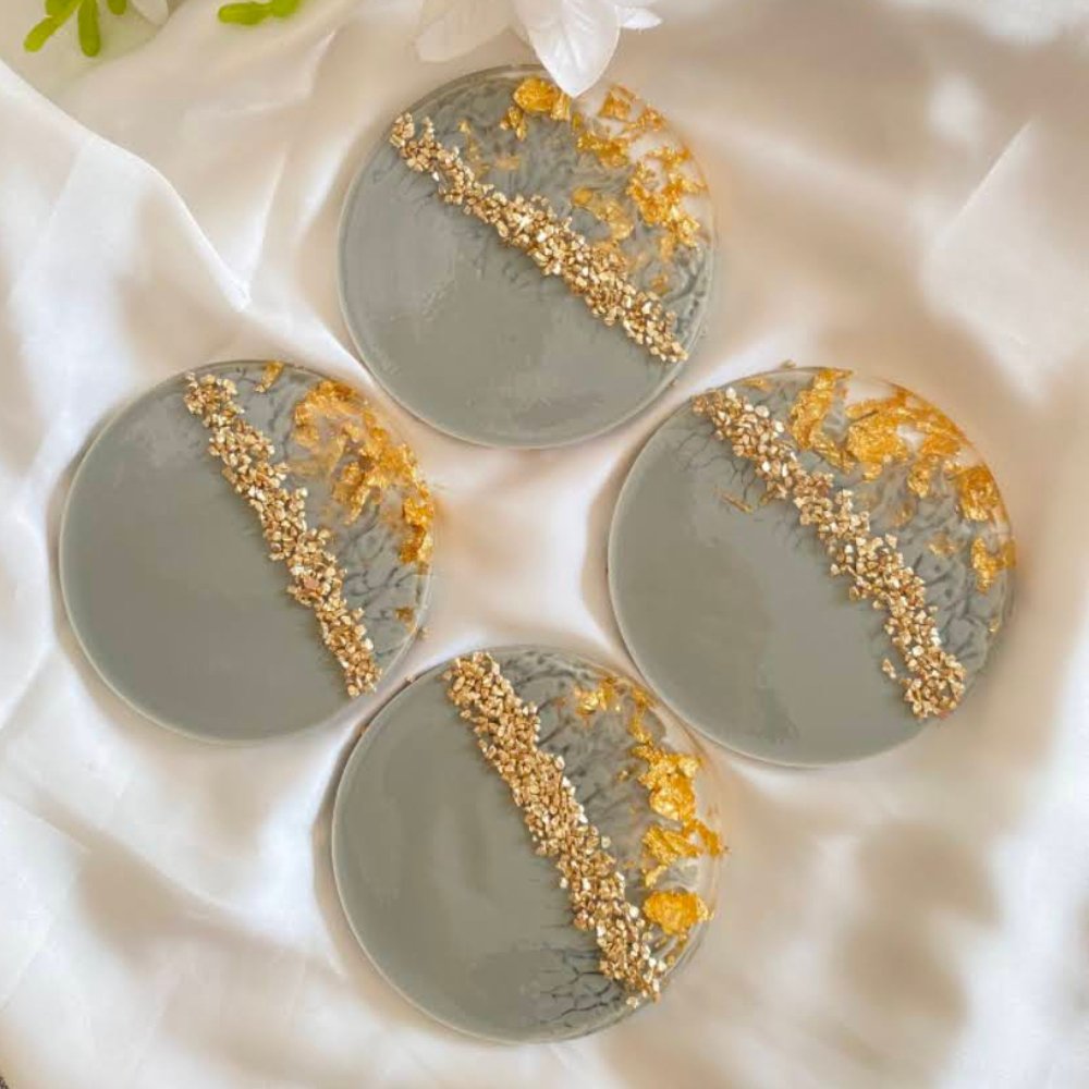 Resin Coasters (Set of 4) - Kreate- Coasters