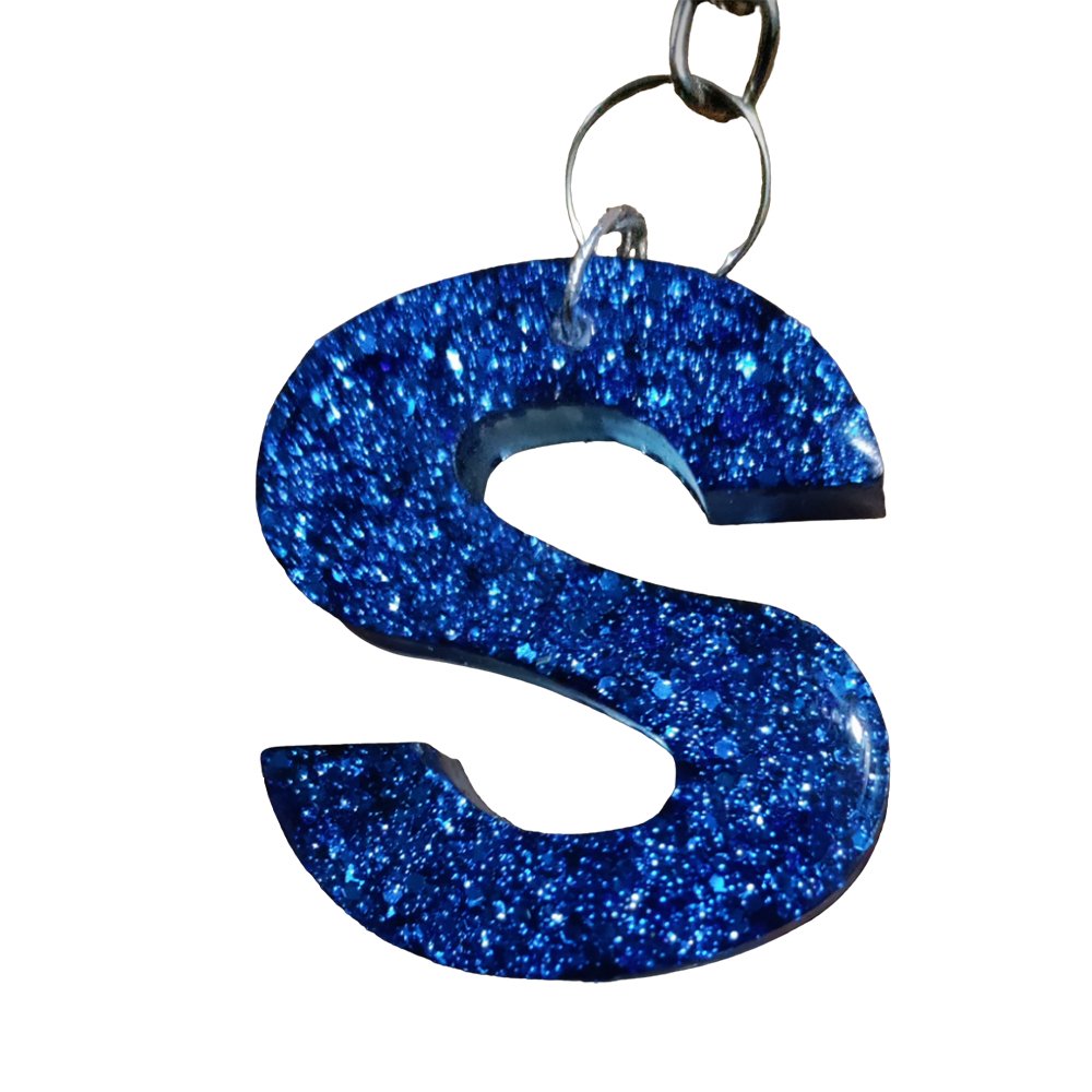 Resin Customised Letter Keychains - Kreate- Key Chains