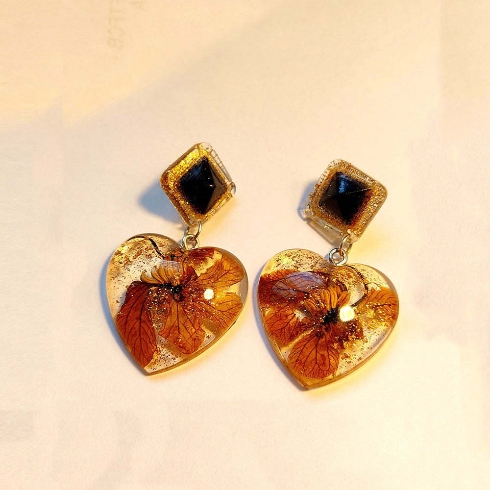 Resin Earrings - Kreate- Earrings