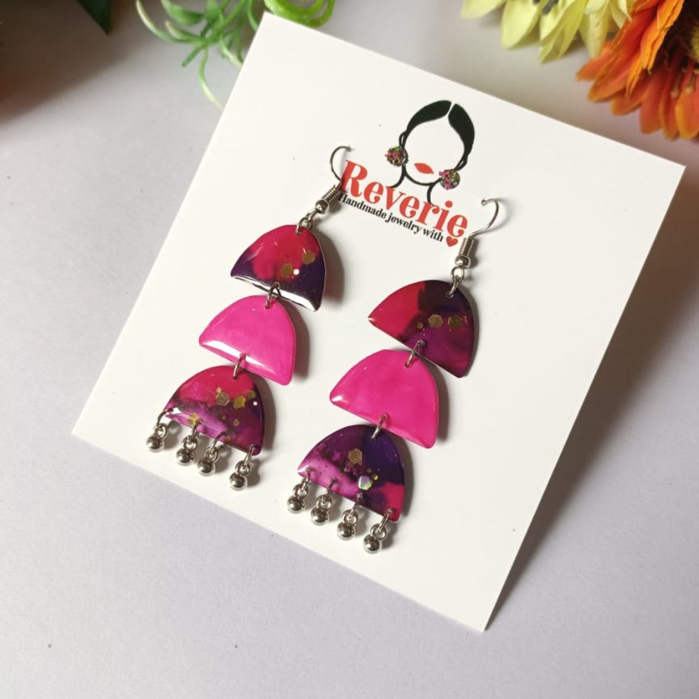 
                  
                    Resin Earrings - Kreate- Earrings
                  
                