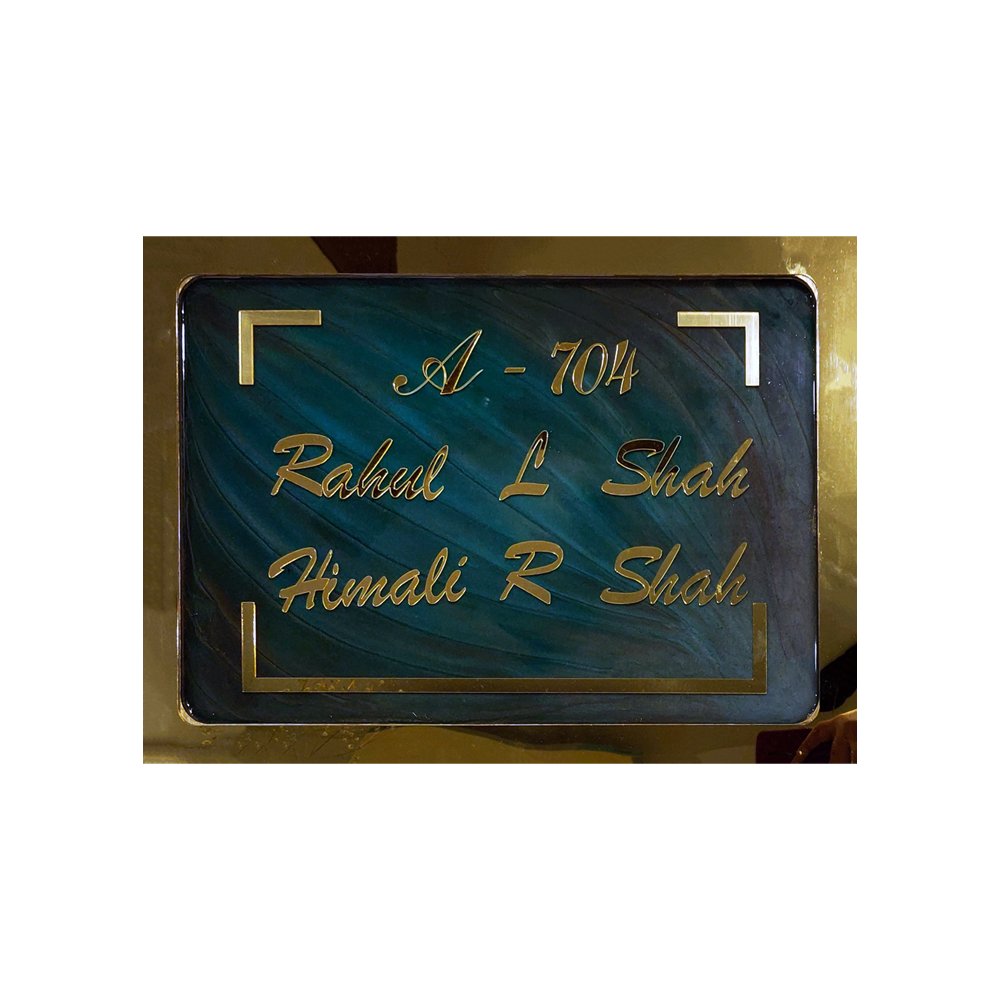 Resin Name Plate - Kreate- Wall Decor