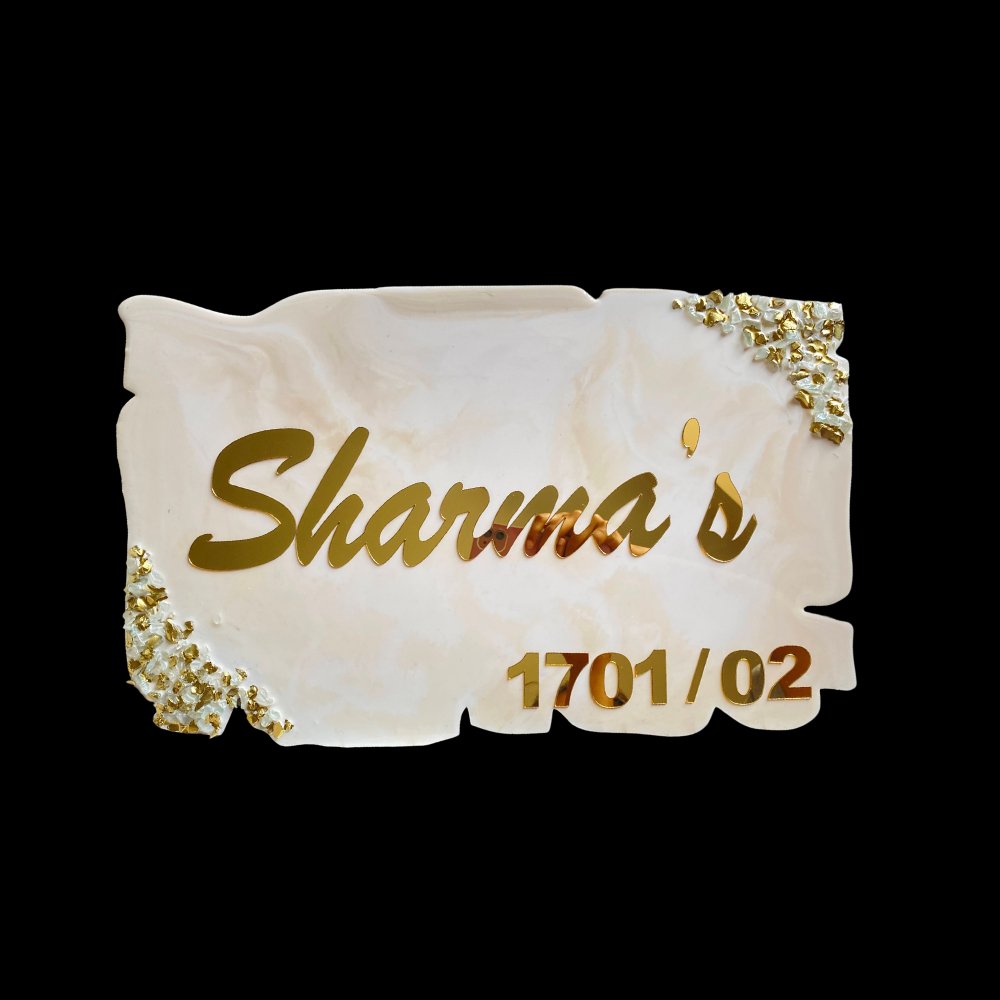 Resin Name Plate - Kreate- Wall Decor