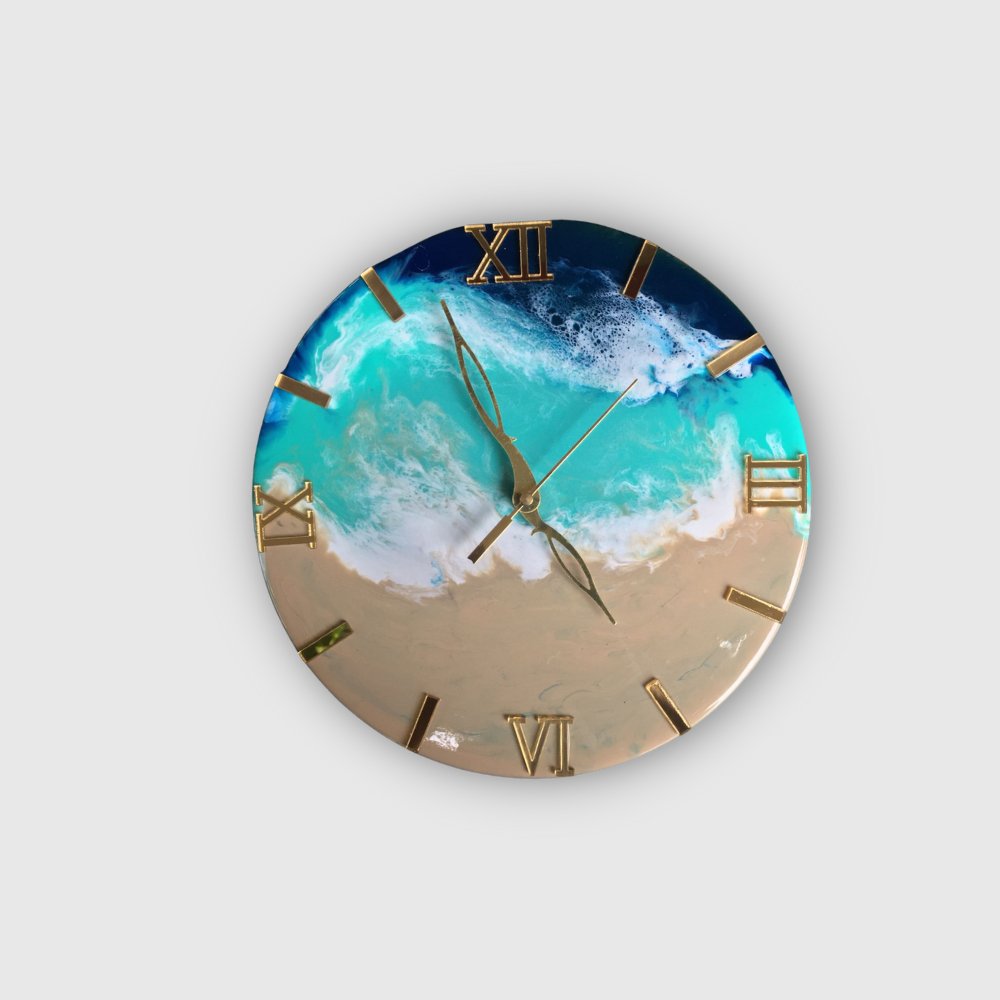 
                  
                    Resin Ocean-themed Wall Clock - Kreate- Wall Decor
                  
                