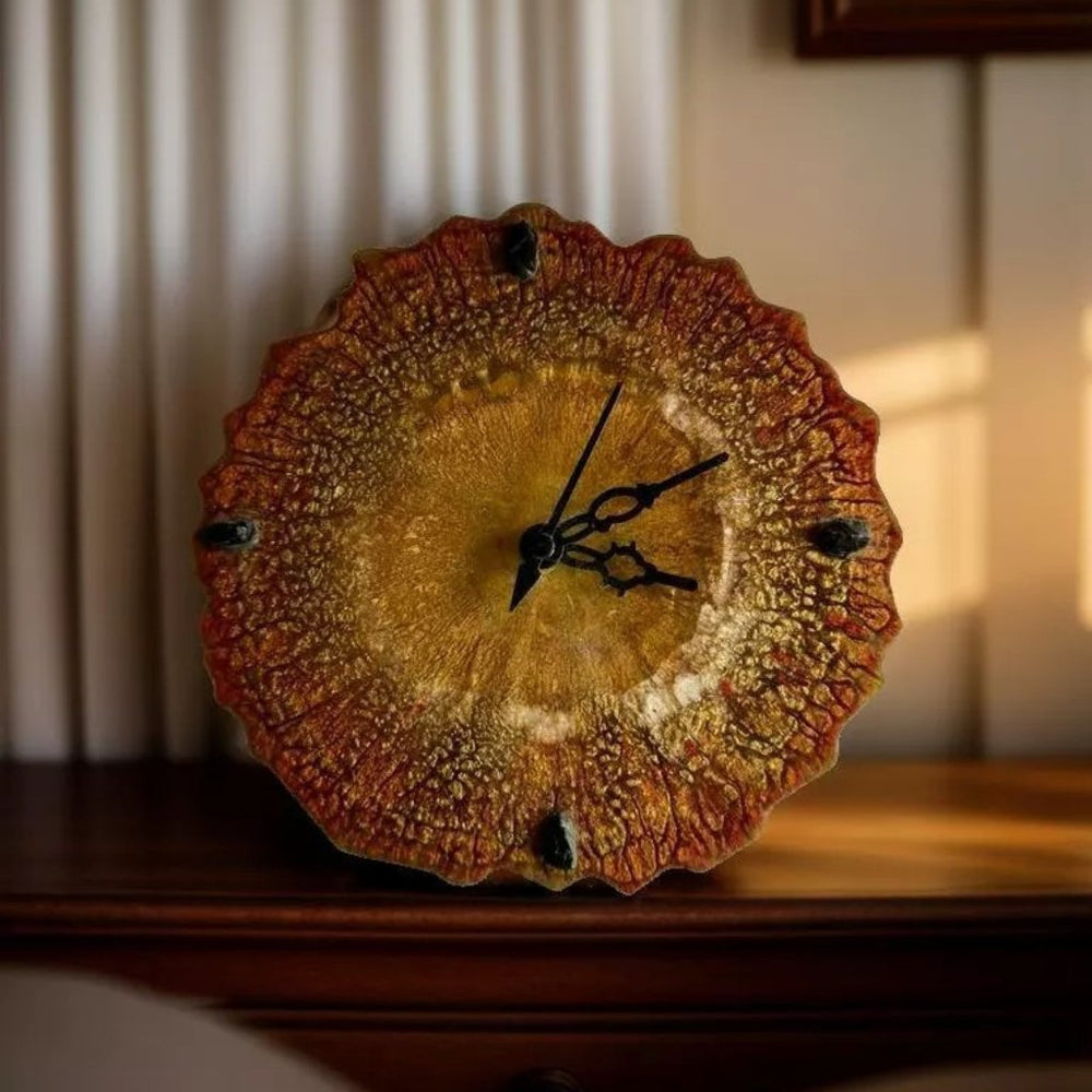 Resin Tabletop clock - Kreate- Home Decor