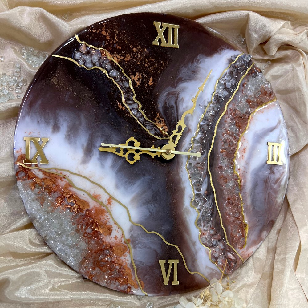 
                  
                    Resin Wall Clock - Kreate- Wall Decor
                  
                