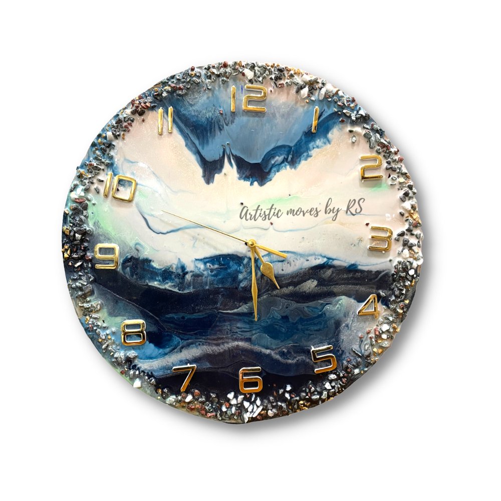 
                  
                    Resin Wall Clock - Kreate- Wall Decor
                  
                