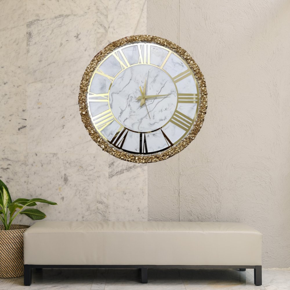 Resin Wall Clock - Kreate- Wall Decor