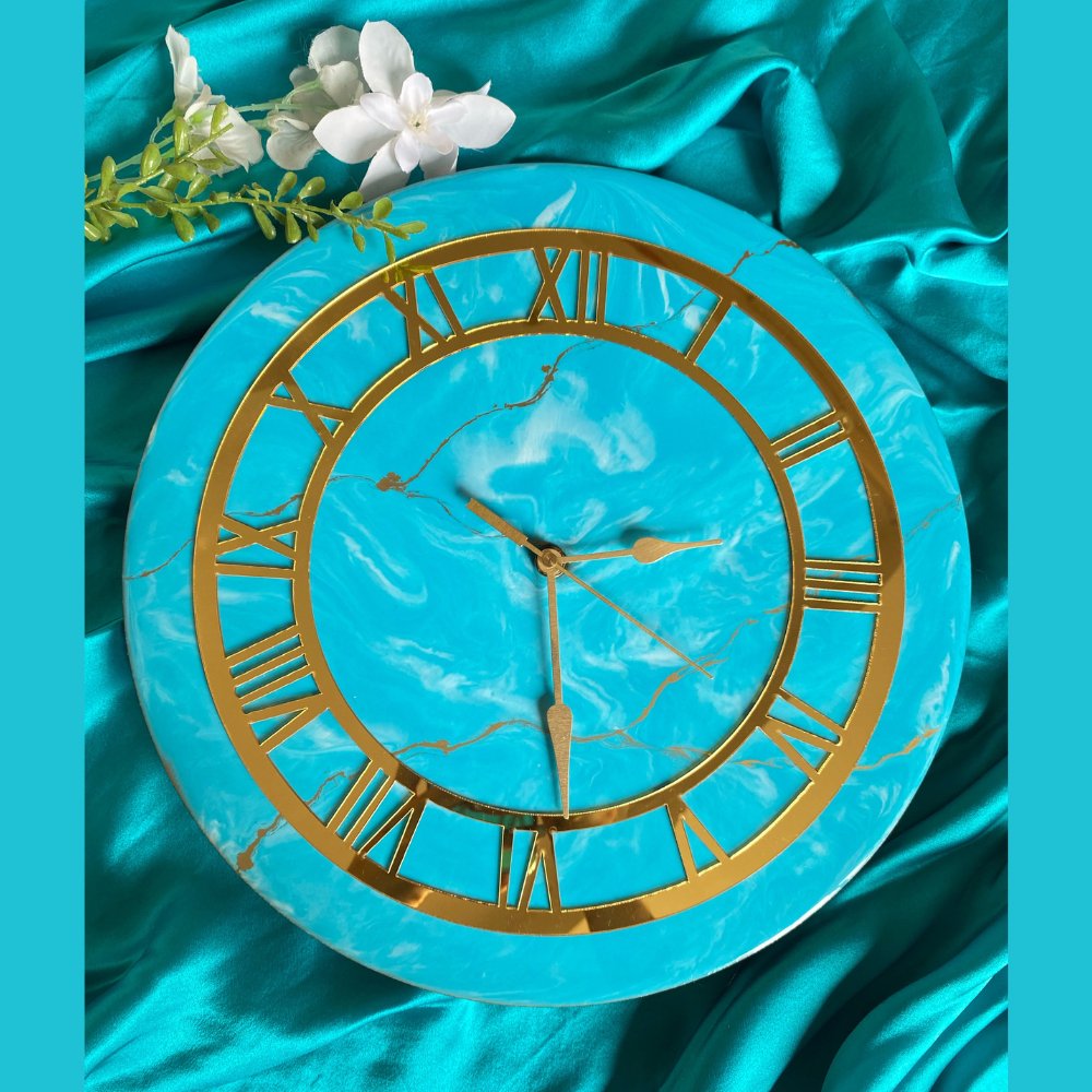 
                  
                    Resin Wall Clock - Kreate- Wall Decor
                  
                