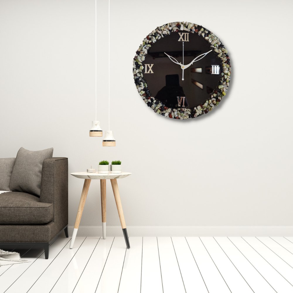 Resin Wall Clock - Kreate- Wall Decor