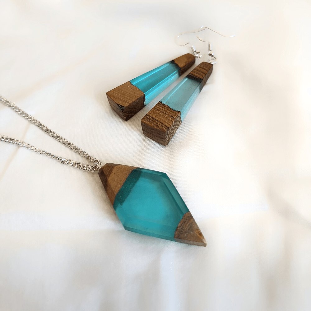 
                  
                    Resin Wood Jewellery Set - Kreate- Jewellery Sets
                  
                