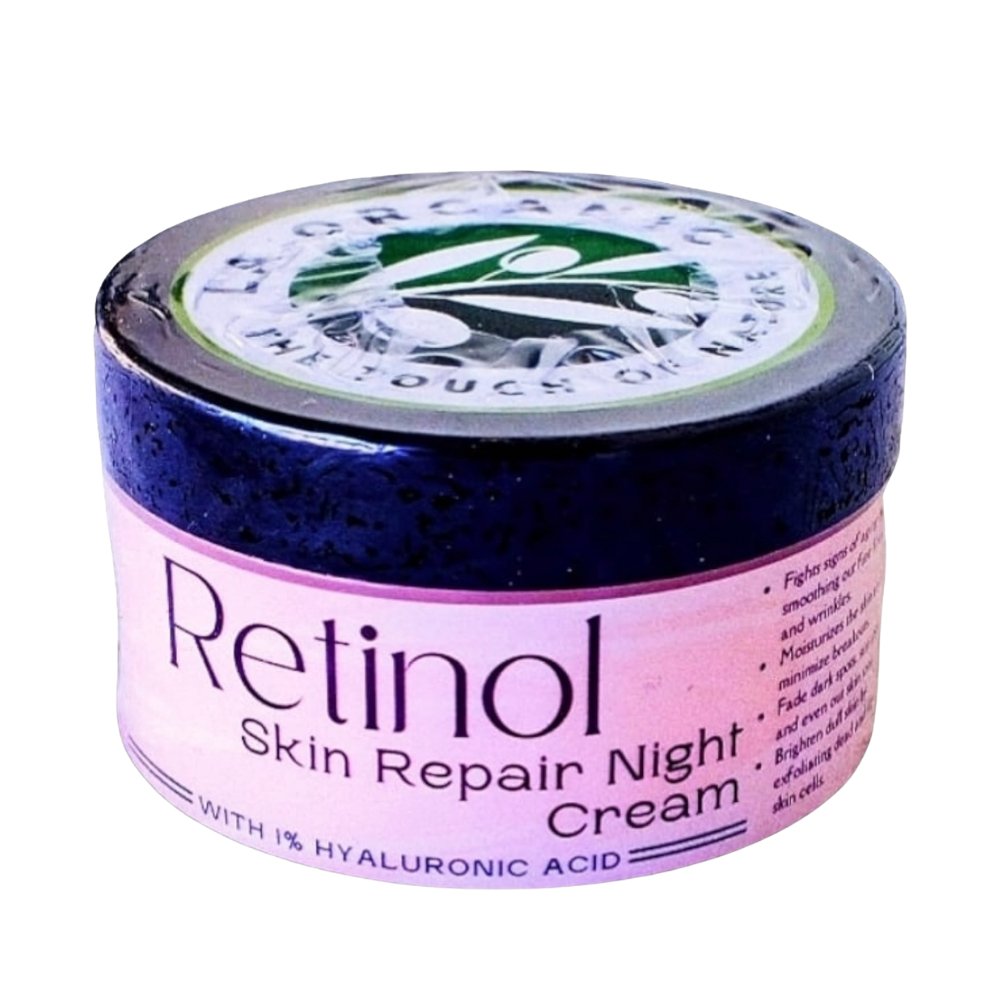 Retinol Skin Repair Night Cream (60g) - Kreate- Moisturizers & Lotions