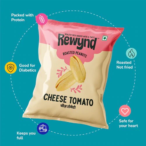 
                  
                    Rewynd Cheese Tomato Peanut - Kreate- Munchies
                  
                