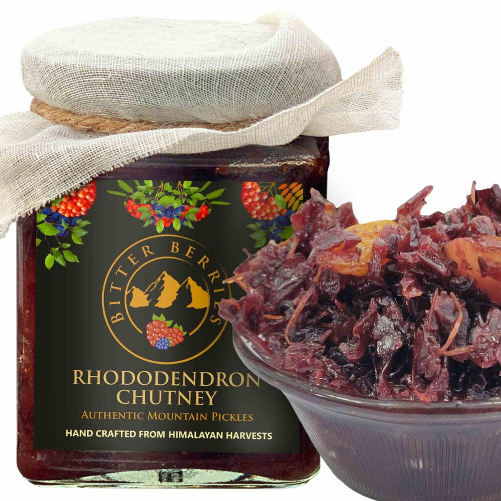 Rhododendron Chutney (300g) - Kreate- Chutneys & Pudi