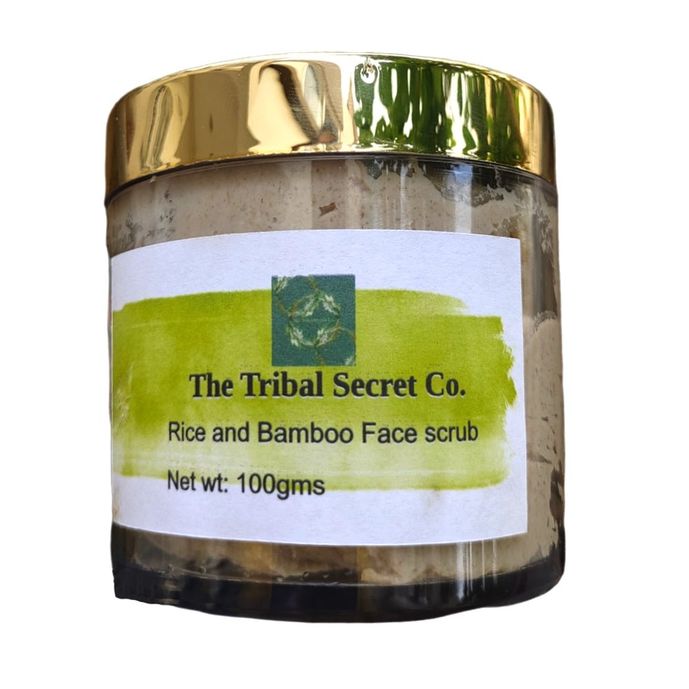 Rice and Bamboo Scrub for Skin (100g) - Kreate- Scrubs