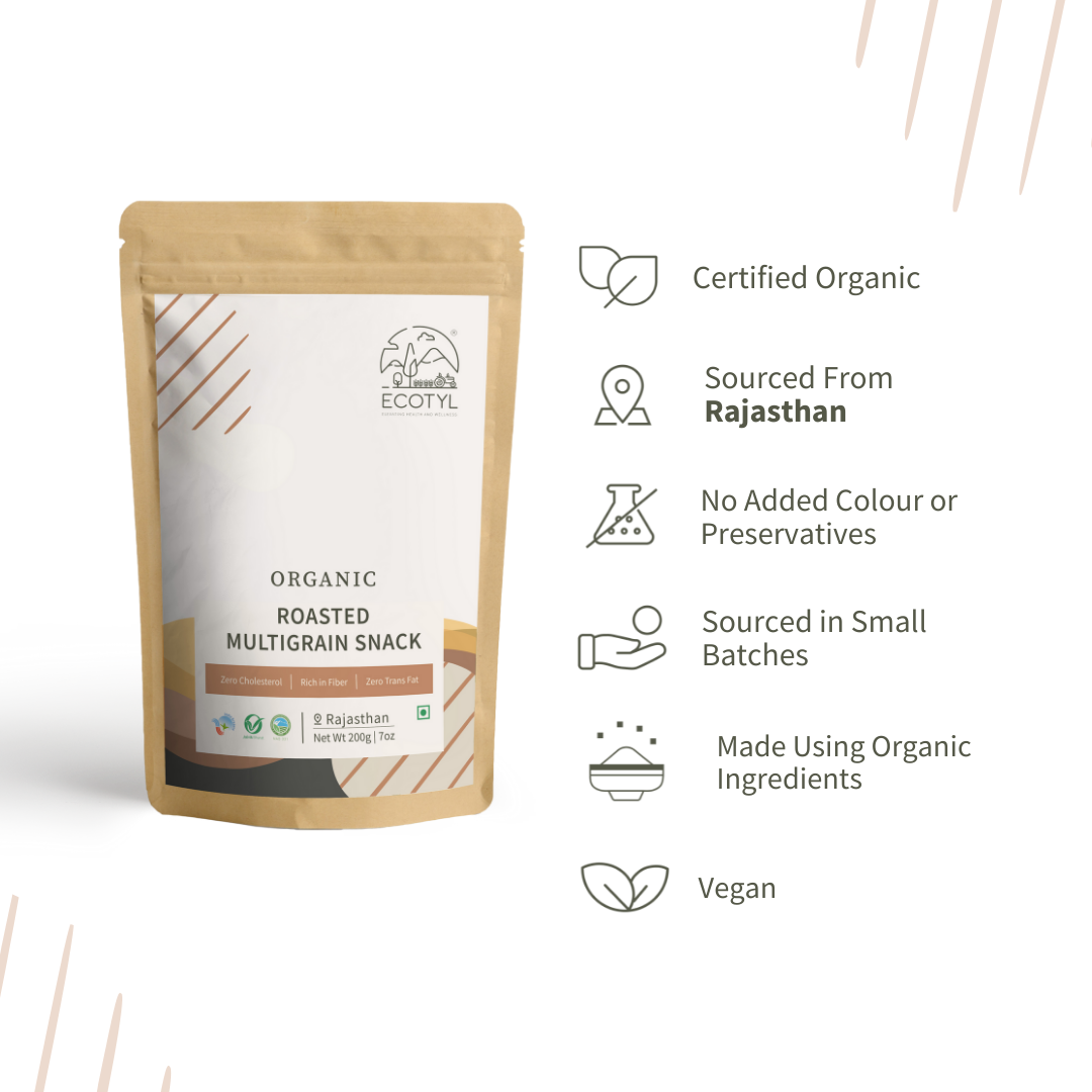 
                  
                    Ecotyl Organic Roasted Multigrain Snack (200g)
                  
                