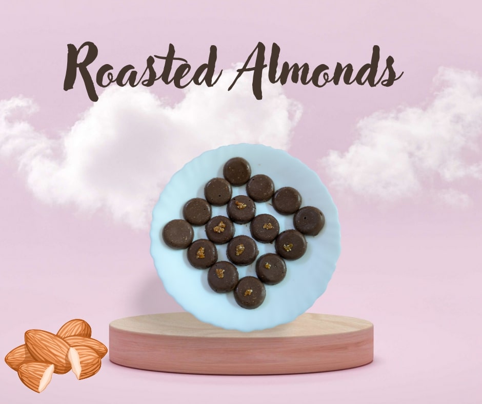 
                  
                    Mallika's Home Kitchen Handmade Chocolates,Roasted Almond, 100g
                  
                