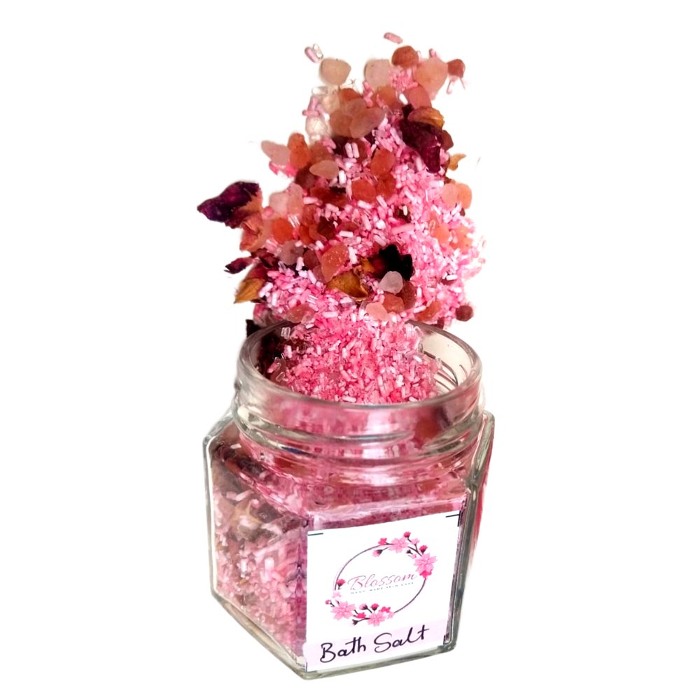 Rose Bath Salts (100g) - Kreate- Soaps