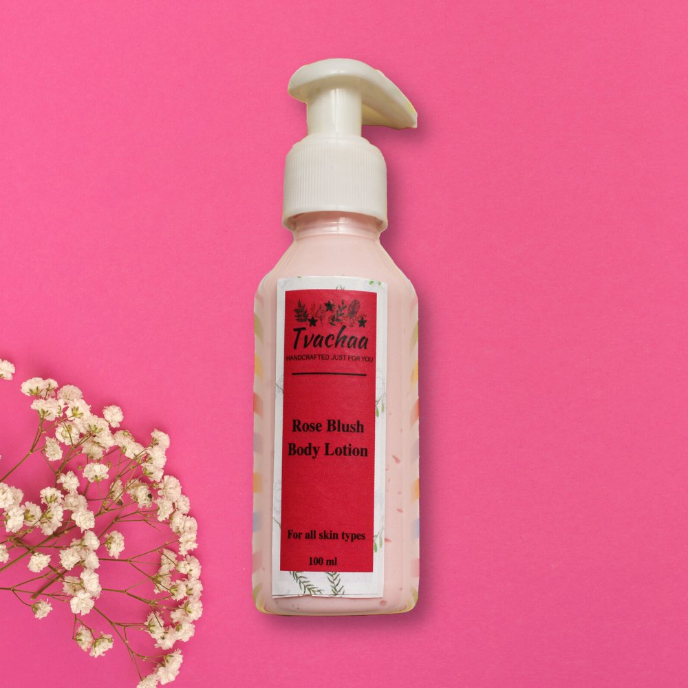 Rose Blush Body Lotion (100ml) - Kreate- Moisturizers & Lotions