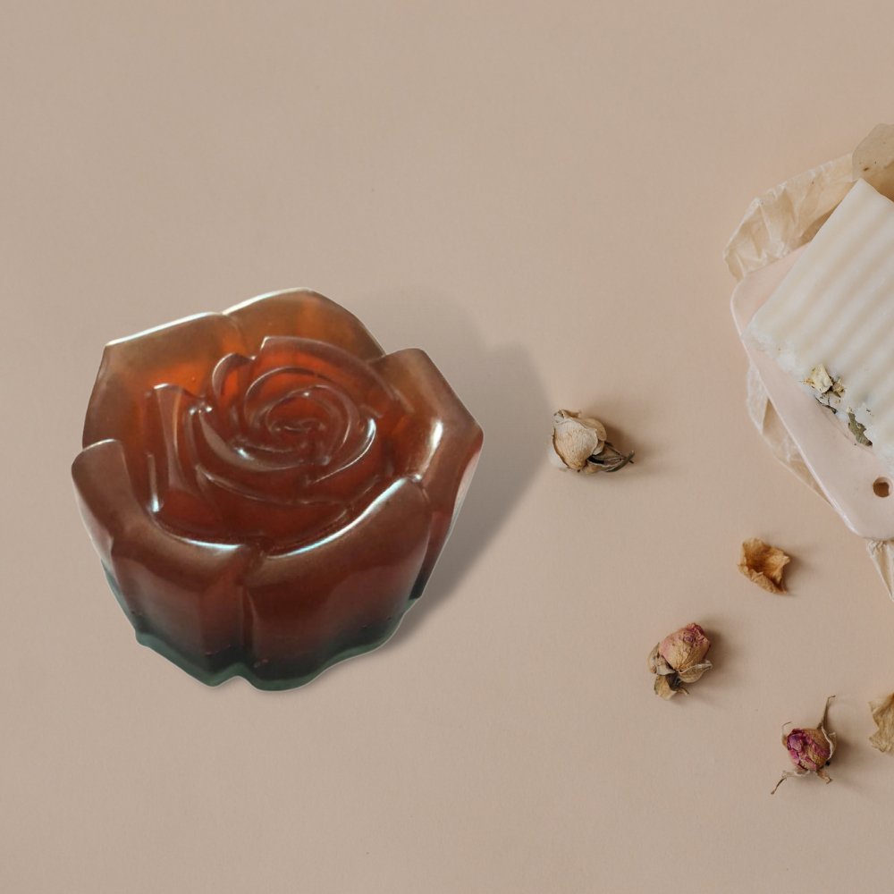 Rose Charcoal Handmade Soap - Kreate- Soaps