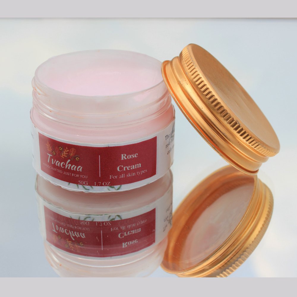 Rose Cream (50g) - Kreate- Moisturizers & Lotions