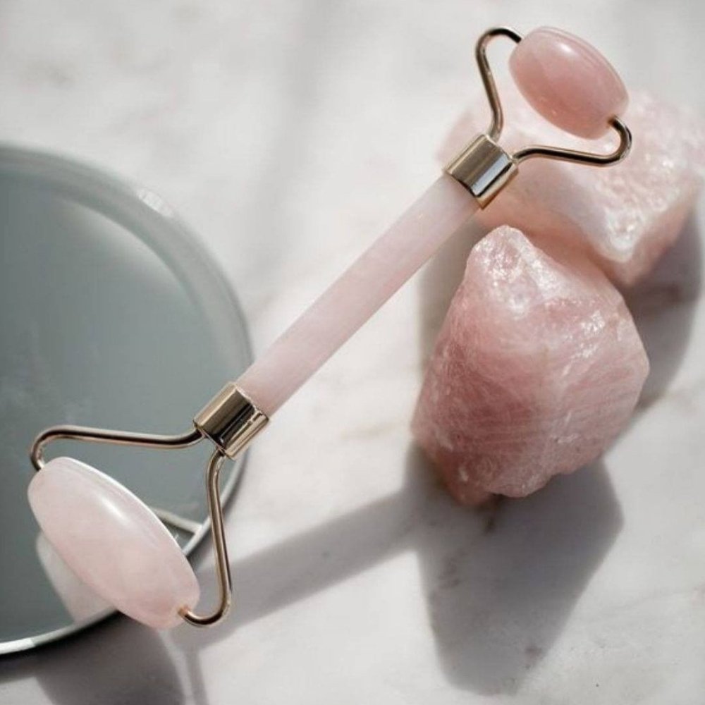 Rose Quartz Roller - Kreate- Skincare Tools