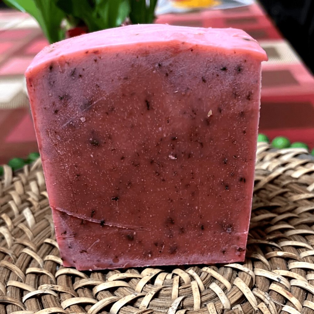 Rose Scrub Soap Cold Process Handmade Soap (150g) - Kreate- Soaps