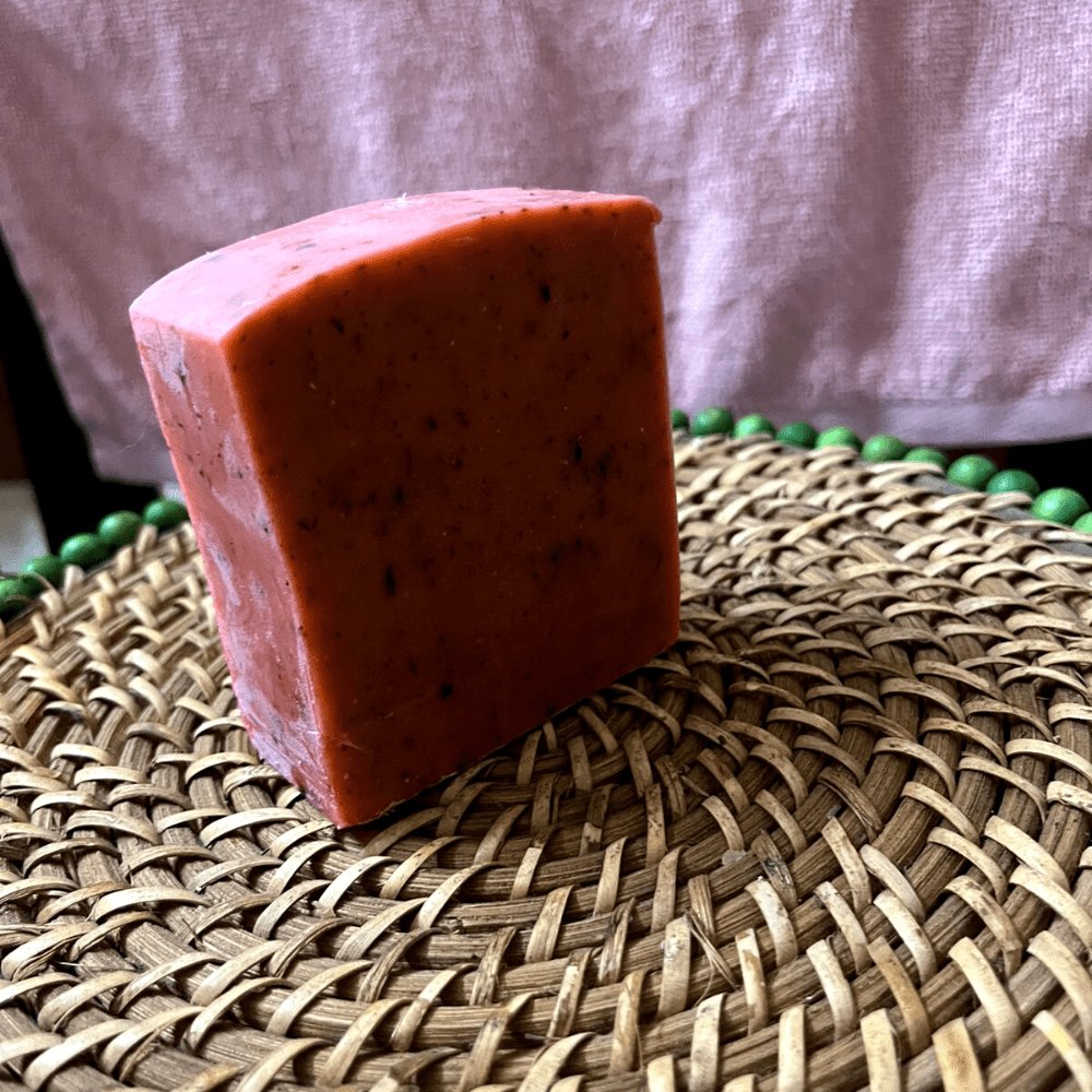 
                  
                    Rose Scrub Soap Cold Process Handmade Soap (150g) - Kreate- Soaps
                  
                