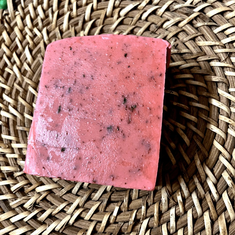 
                  
                    Rose Scrub Soap Cold Process Handmade Soap (150g) - Kreate- Soaps
                  
                