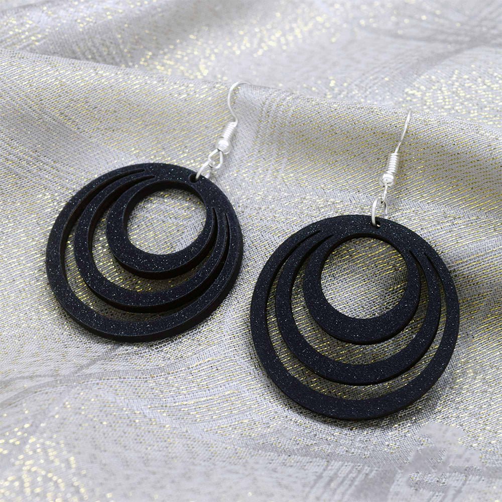 
                  
                    Round Wooden Earrings for Women - Kreate- Earrings
                  
                