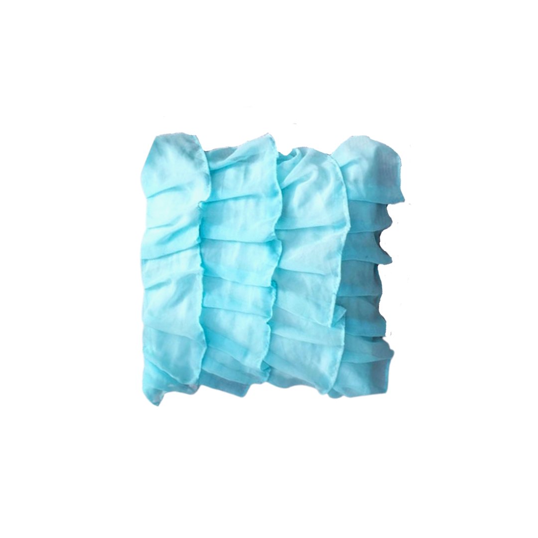 
                  
                    Ruffled Cushion Cover Blue - Kreate- Cushions & Covers
                  
                