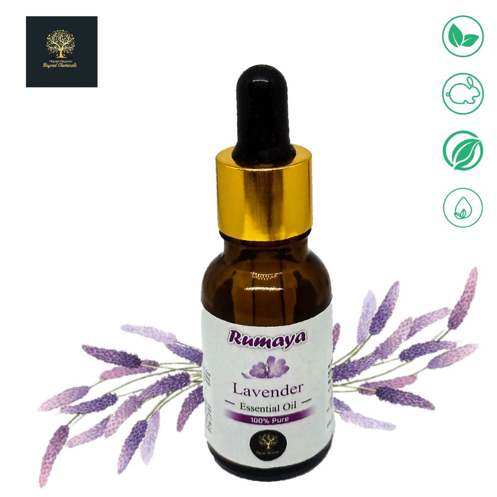 Rumaya Diluted Lavender Essential Oil (30ml) - Kreate- Anxiety & Stress Relievers
