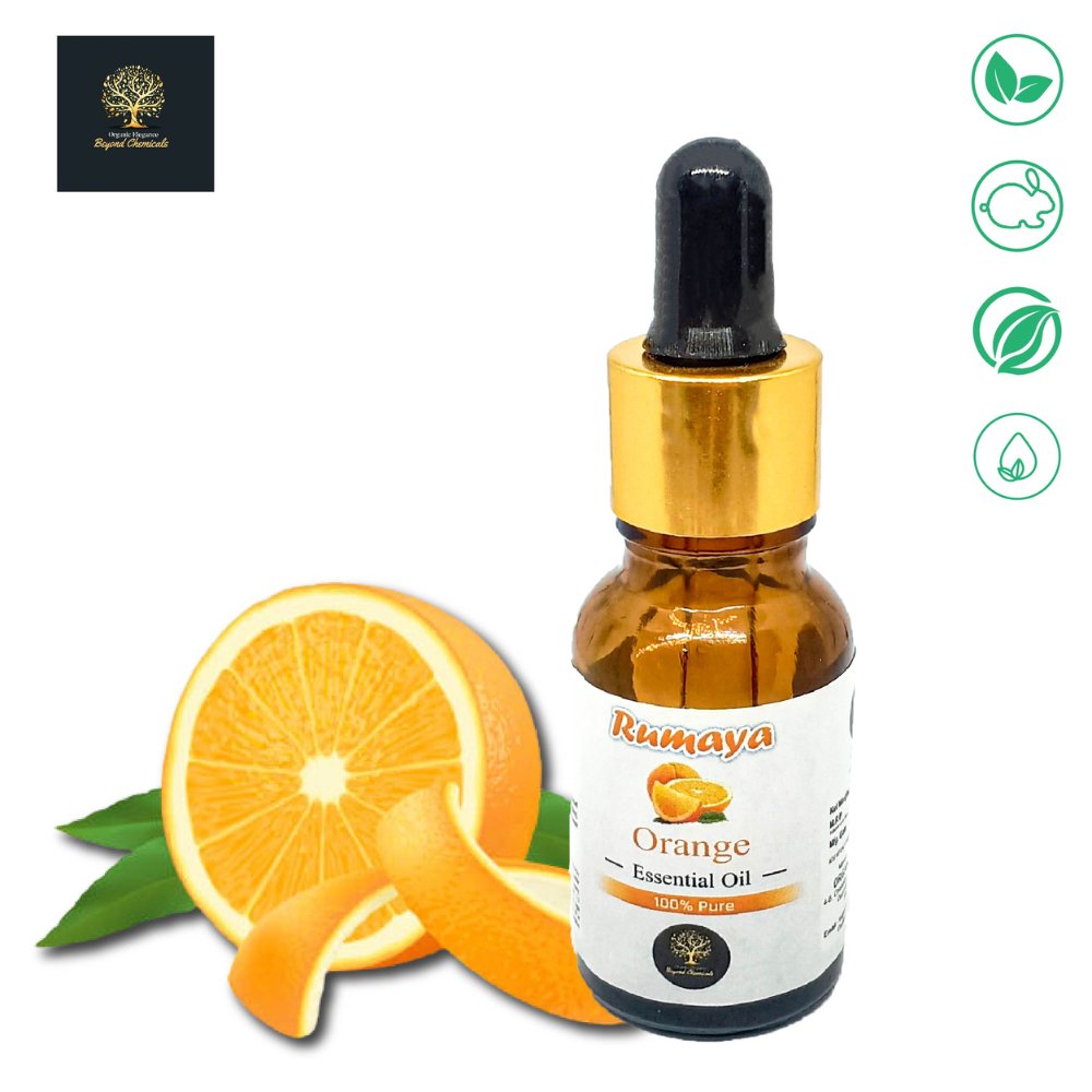 Rumaya Diluted Orange Essential Oil (30ml) - Kreate- Face & Body Oils