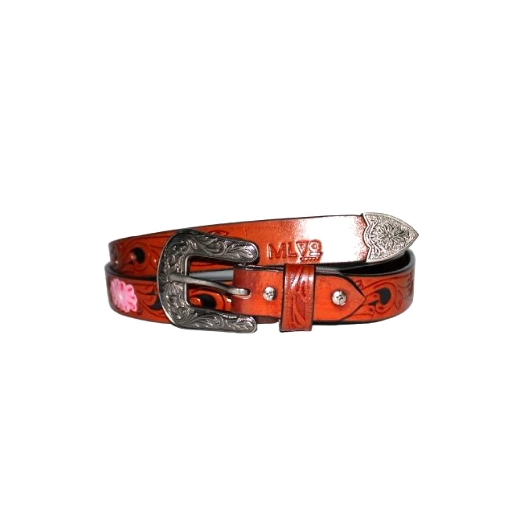 
                  
                    Saaz Handmade Leather Belt (Pink) - Kreate- Belts
                  
                