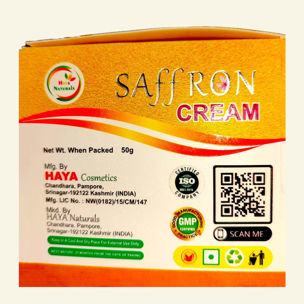 
                  
                    Saffron Cream (50g) - Kreate- Moisturizers & Lotions
                  
                