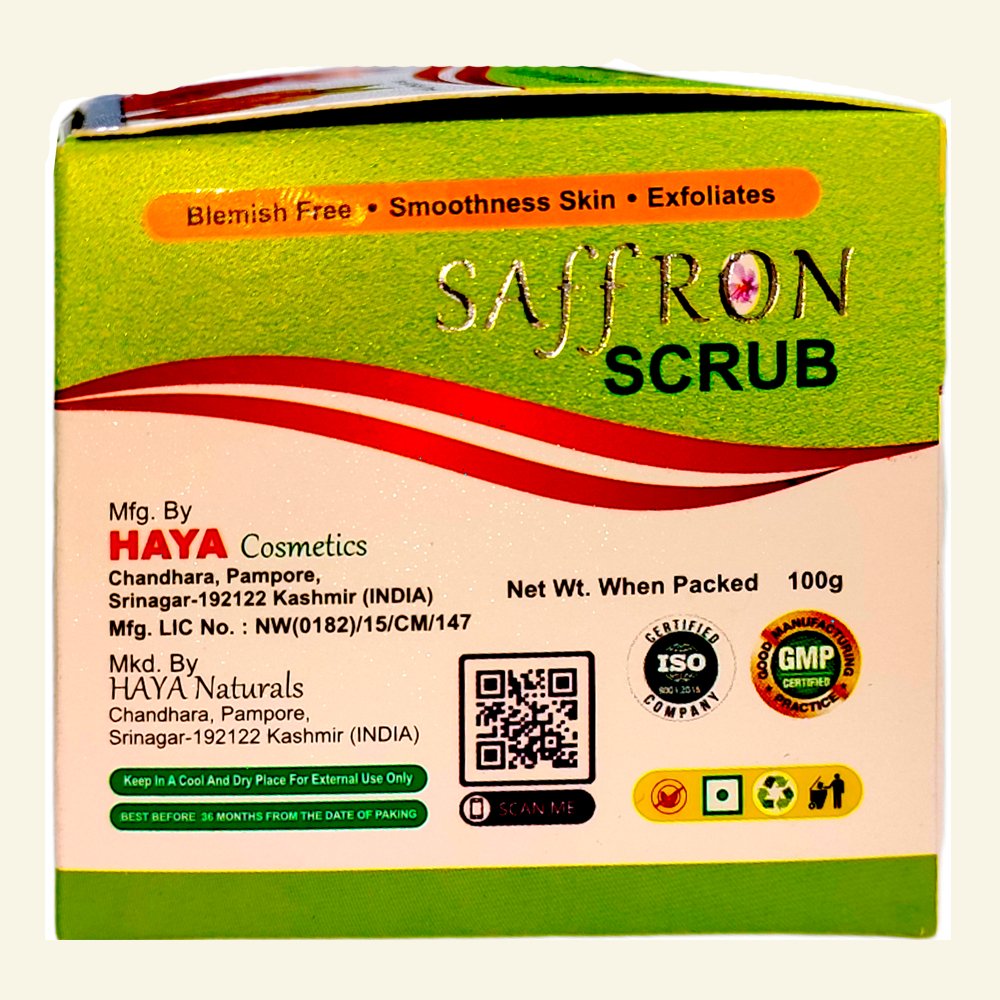 
                  
                    Saffron Face Scrub (100g) - Kreate- Scrubs
                  
                