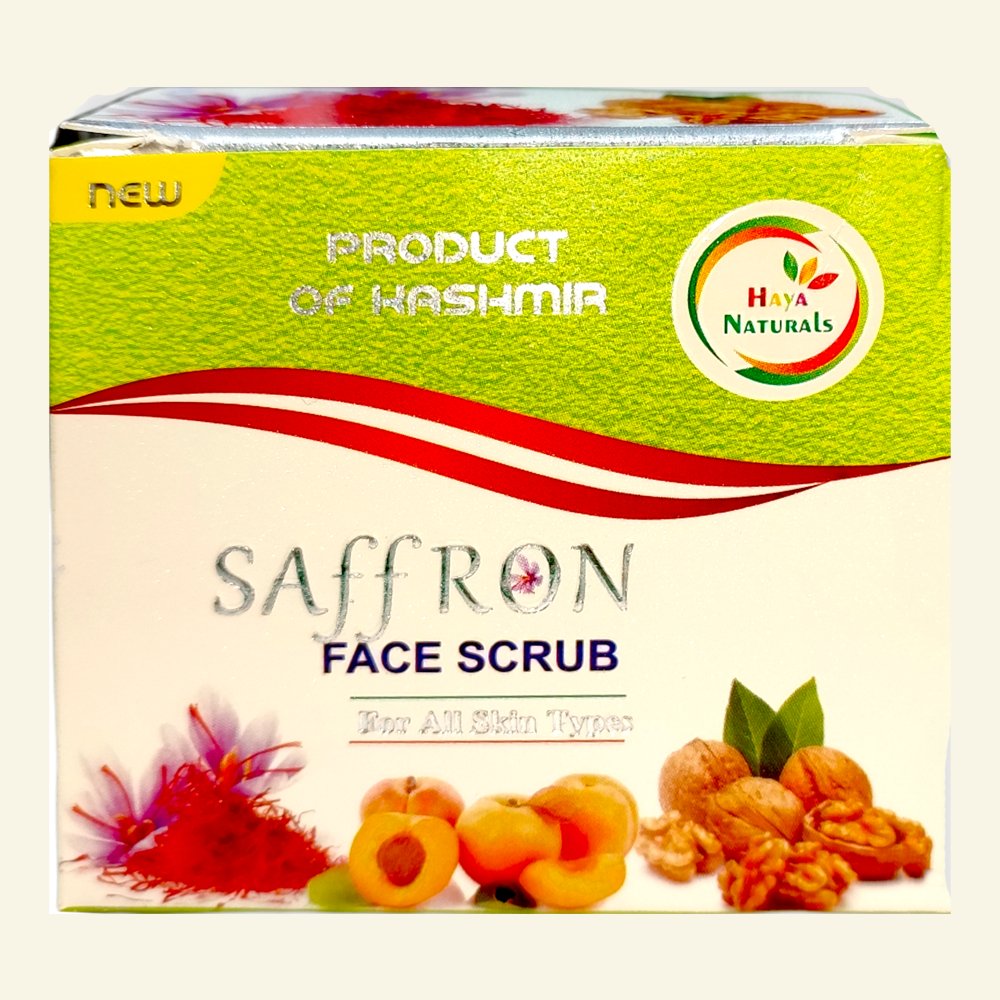 Saffron Face Scrub (100g) - Kreate- Scrubs