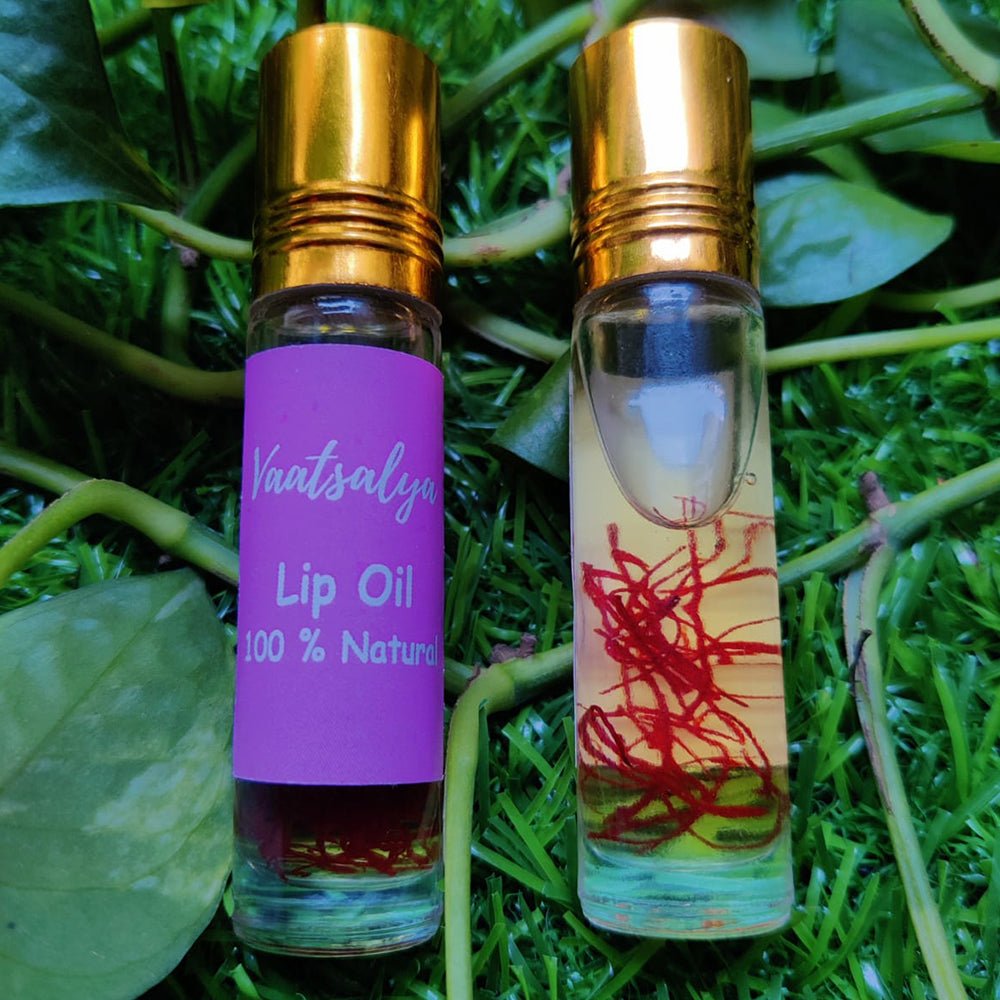 Saffron Lip Oil (10ml) - Kreate- lip care