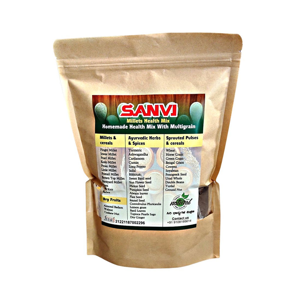 Sanvi Millets Health Mix ( 500g ) - Kreate- Immunity Boosters