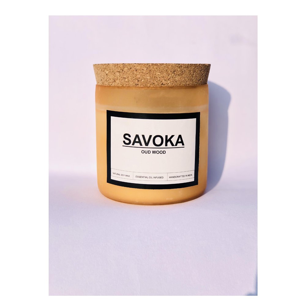 
                  
                    SAVOKA Handmade French Lavender Scented Candle (Set of 2) - Kreate- Candles & Holders
                  
                