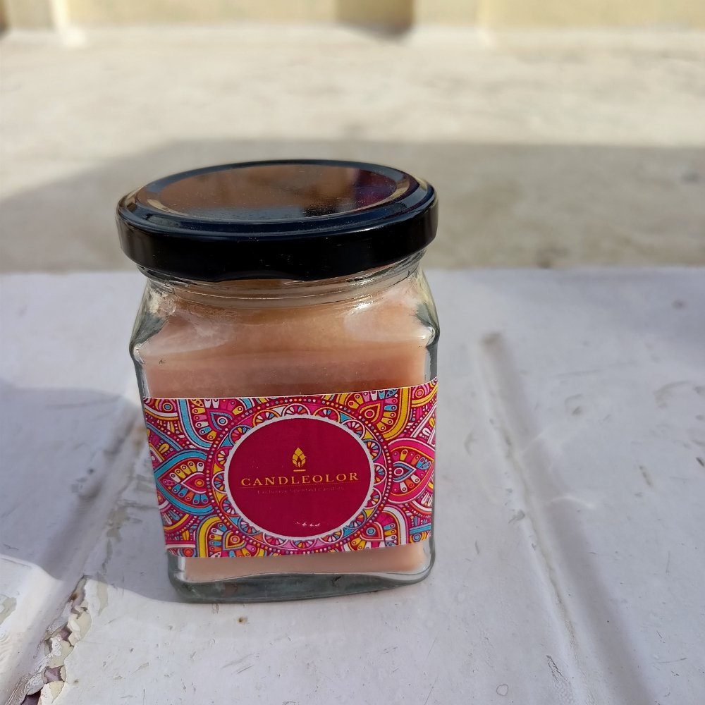 Scented Jar Candle with 2 Wicks - Kreate- Candles & Holders