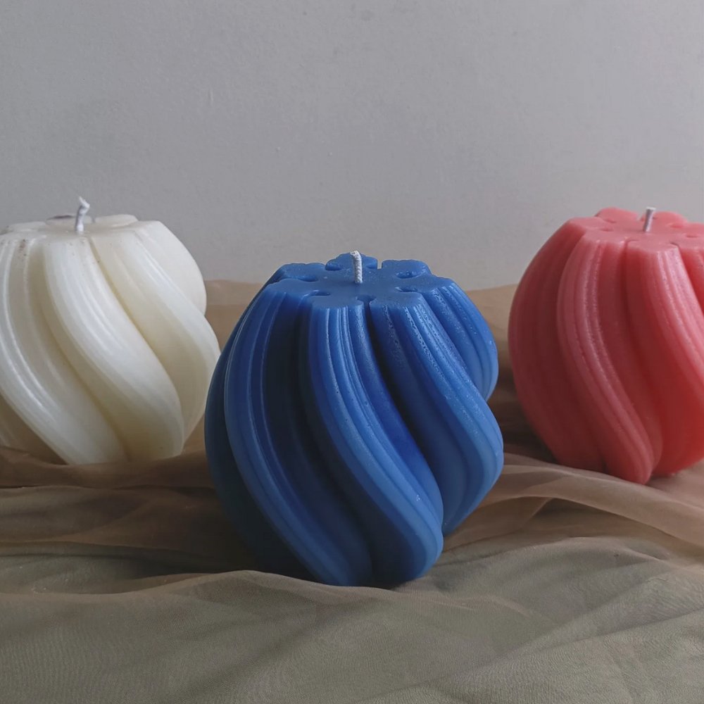 
                  
                    Scented Twirl Candle (626g) - Kreate- Candles & Holders
                  
                