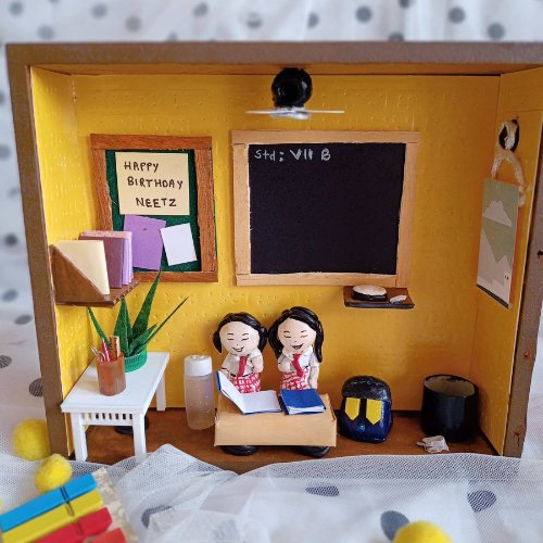 
                  
                    School Classroom theme miniature frame - Kreate- Table Decor
                  
                