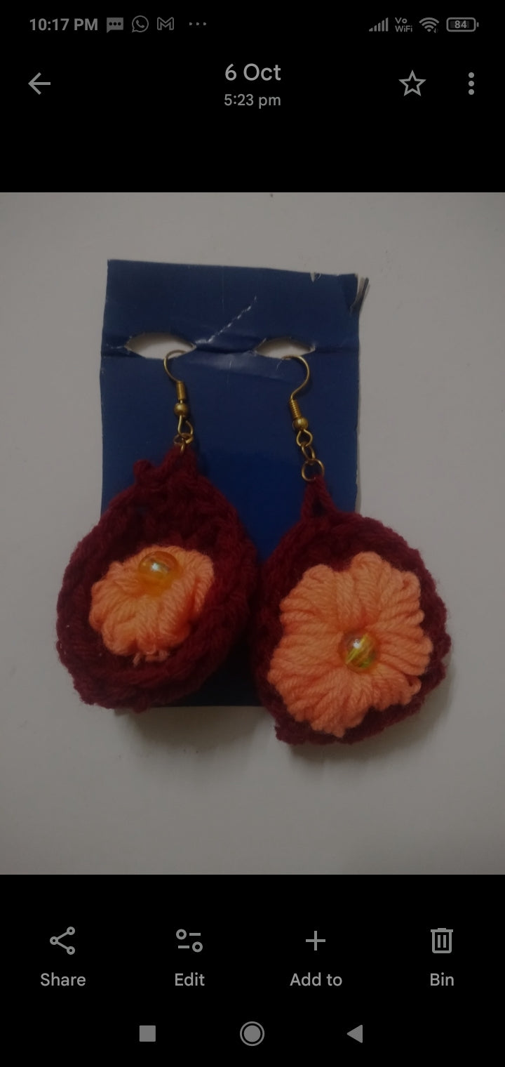 
                  
                    Crochet earrings
                  
                