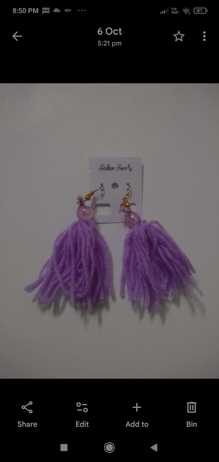 
                  
                    Crochet earrings
                  
                