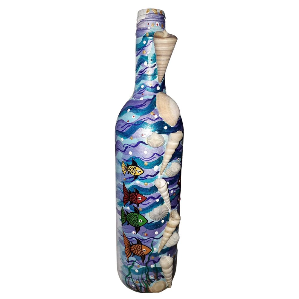 
                  
                    Sea Shell Bottle Art - Kreate- Table Decor
                  
                