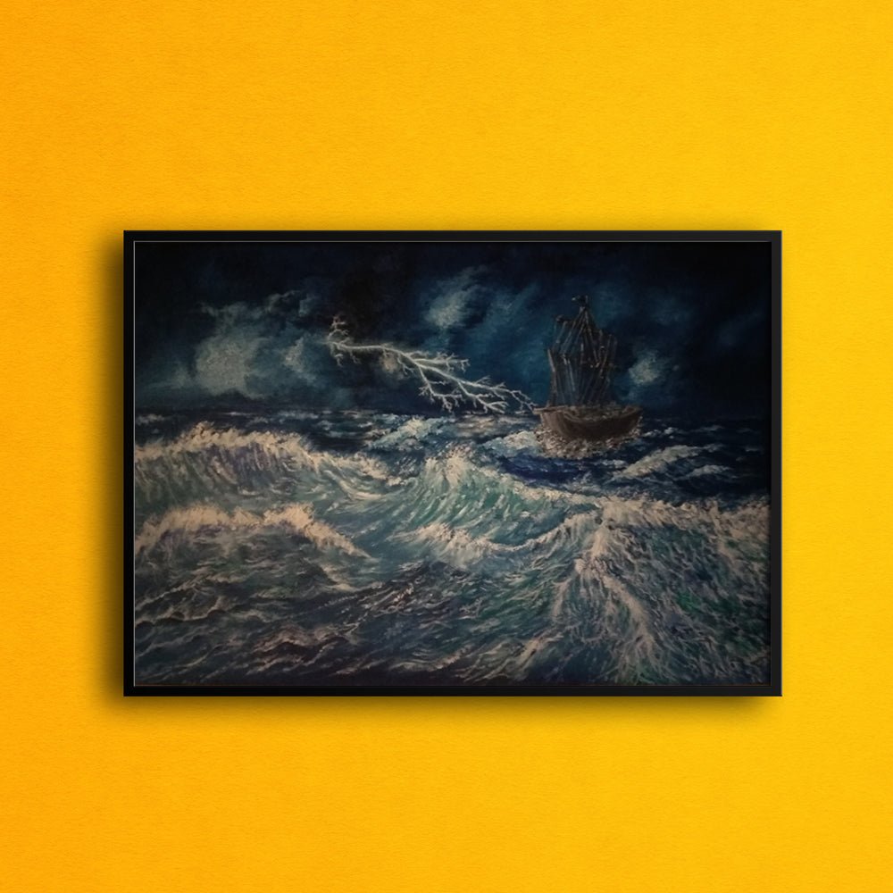 Sea-Storm Painting - Kreate- Paintings