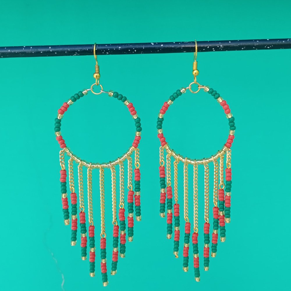 Seed Bead Earrings - Kreate- Earrings